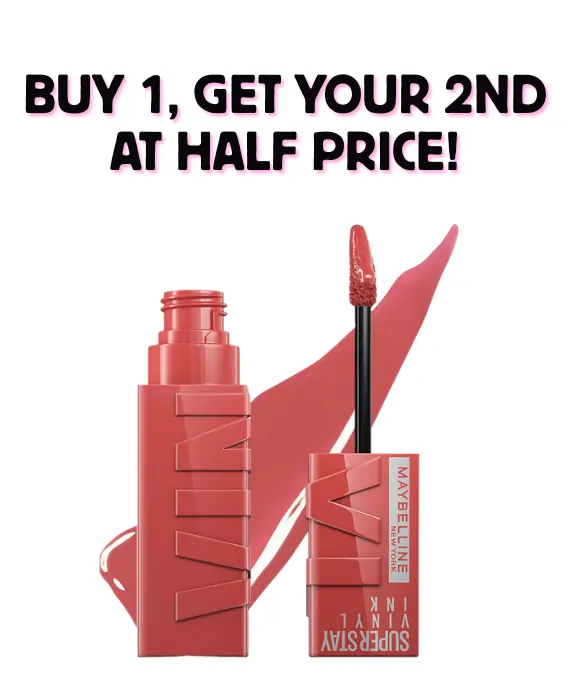 Buy One Get Your 2nd At Half Price