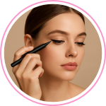 Model wearing MAC Eyes Product from The Gloss Co Pakistan