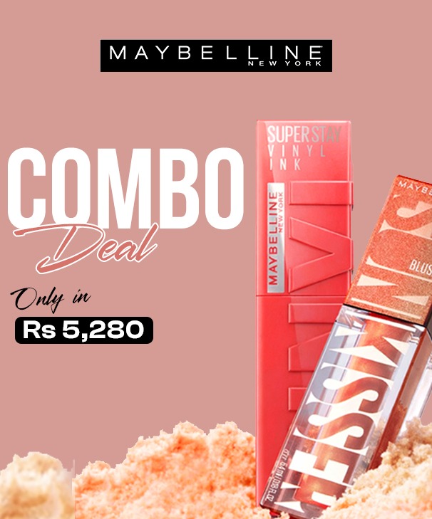 Combo Deal Maybelline Sunkisser Blush + Vinyl Liquid