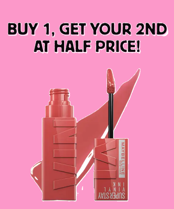 Buy One Get Your 2nd At Half Price