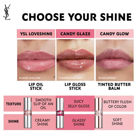 YSL Loveshine Hydrating Lip Oil Balm Stick - Image 5