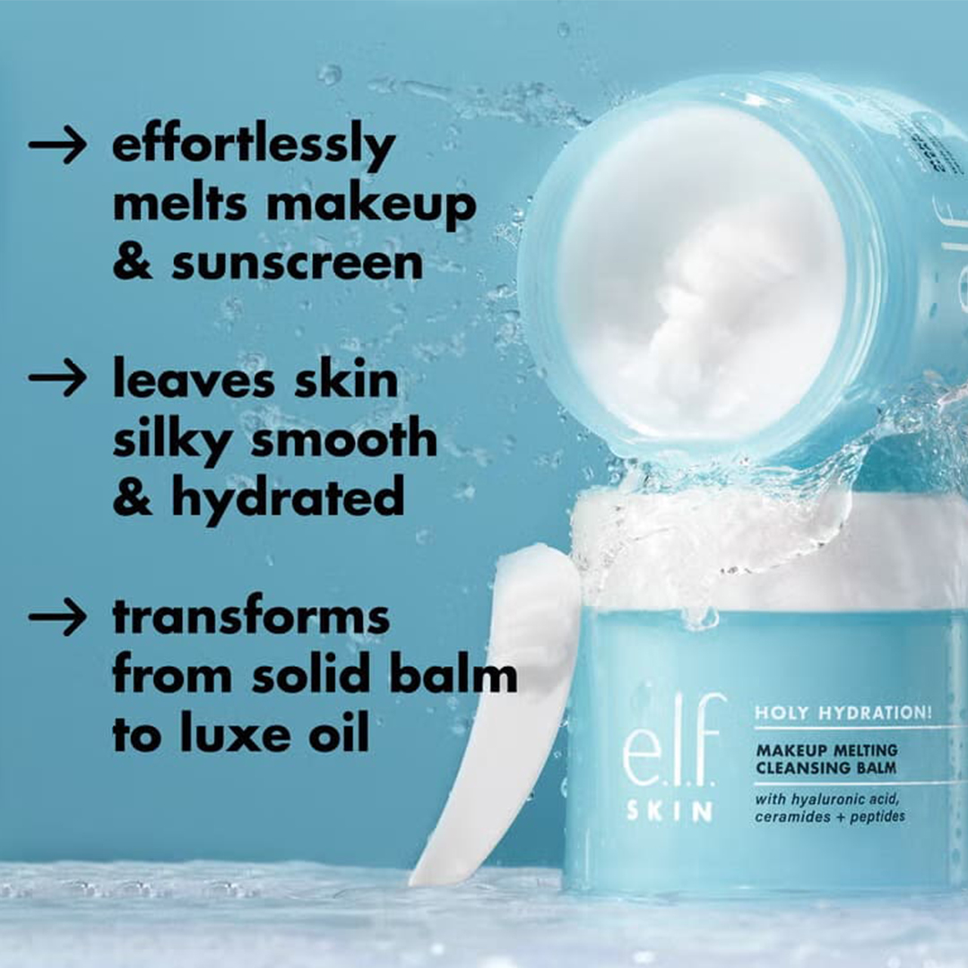 e.l.f. Holy Hydration Makeup Melting Cleansing Balm - Image 9