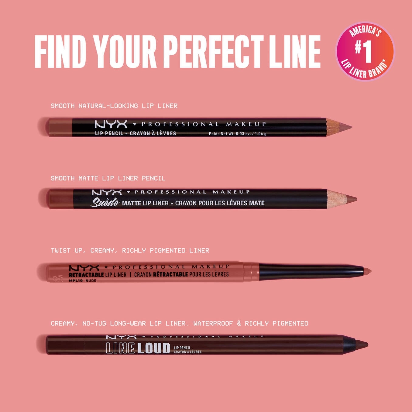 Line Loud Vegan Longwear Lip pencil - Image 8