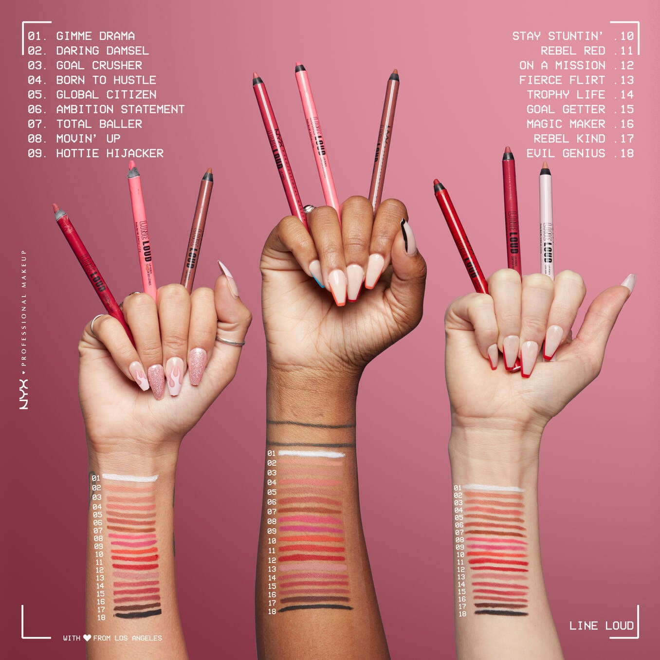 Line Loud Vegan Longwear Lip pencil - Image 5