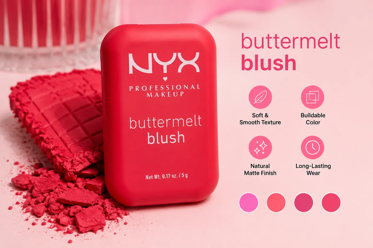 NYX Buttermelt Blush in Pakistan